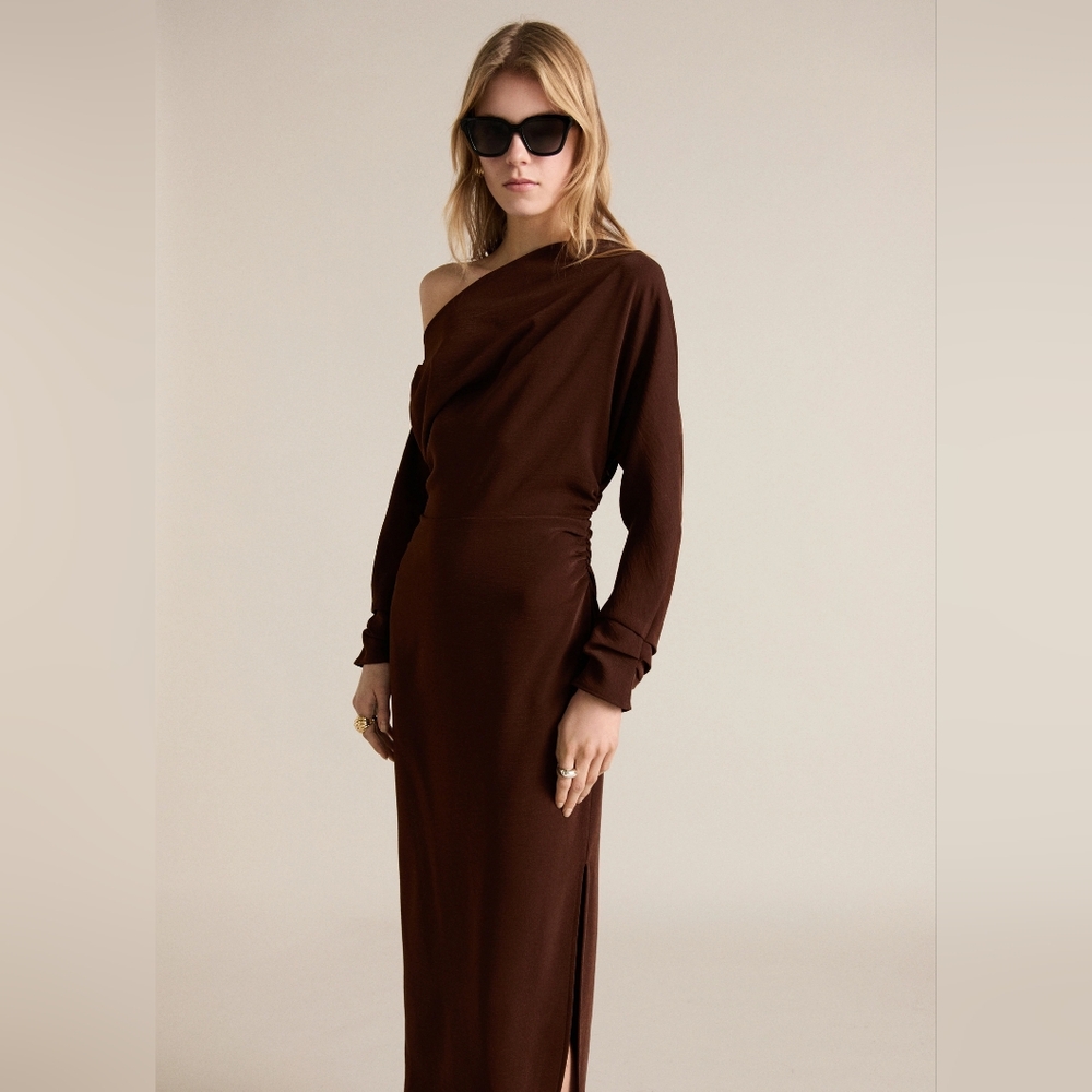 MANGO Exclusive Off The Shoulder Dress - Picture 4 of 6